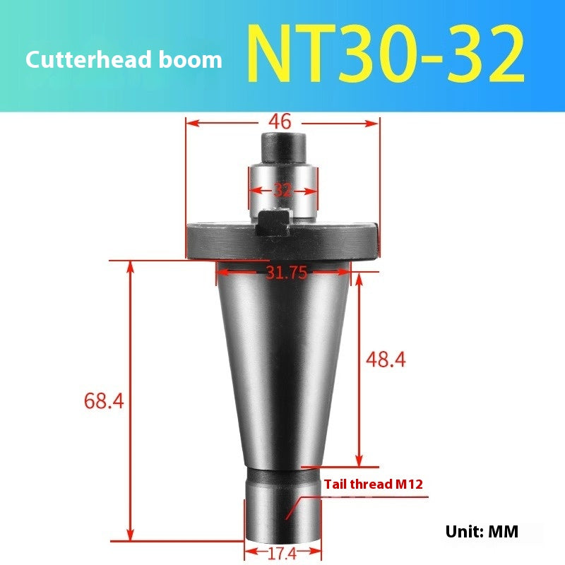 6021CNC Milling Machine 7:24 Cutter Block Boom NT50-40/60 Face Milling Cutter Block with Four Holes Indexable Boring Machine Boom Shandong Denso Pricision Tools Co.,Ltd.